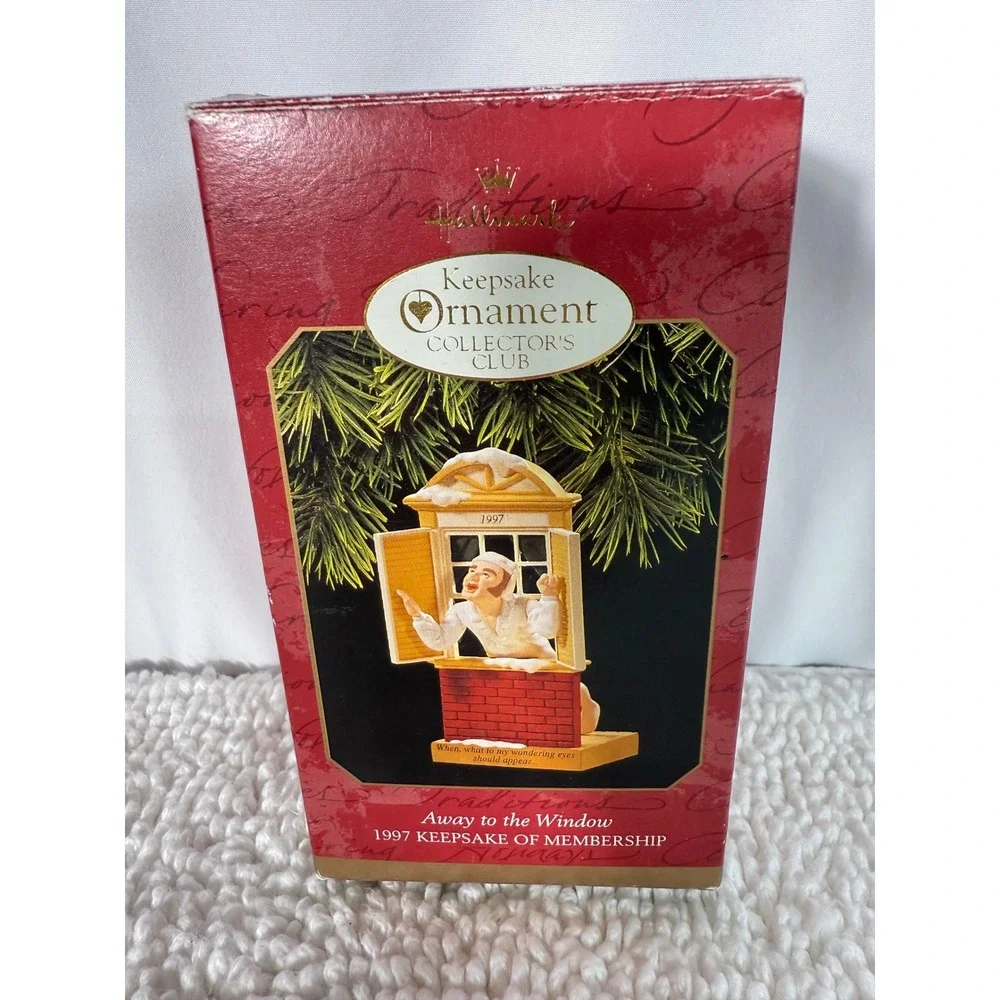Hallmark Keepsake Ornament 1997‎ Away to the Window Collector's Club Membership